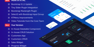 Metronic - Bootstrap 4/5 HTML, VueJS, React, Angular & Laravel Admin Dashboard Theme