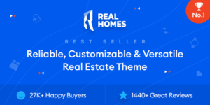 RealHomes - Estate Sale and Rental WordPress Theme