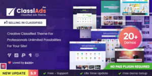 Classiads - Classified Ads WordPress Theme