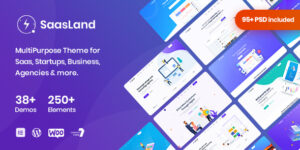 Saasland - MultiPurpose WordPress Theme for Saas Startup
