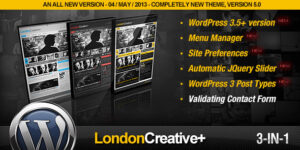 London Creative + (Portfolio & Blog WP Theme)