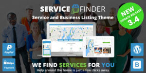 Service Finder - Provider and Business Listing WordPress Theme