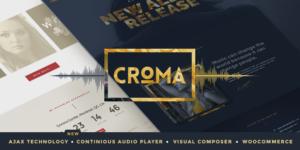 Croma - Music WordPress Theme with Ajax and Continuous Playback