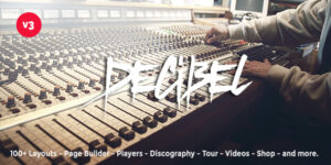 Decibel - Professional Music WordPress Theme