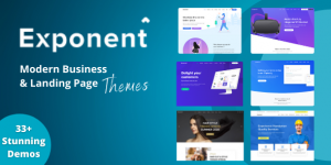Exponent - Modern Multi-Purpose Business WordPress theme