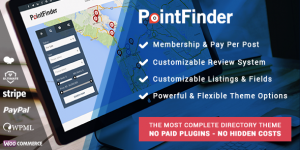 PointFinder | Directory & Listing WordPress Theme