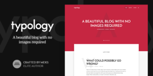 Typology - Minimalist Blog & Text Based Theme for WordPress