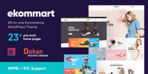 ekommart - All-in-one eCommerce WordPress Theme