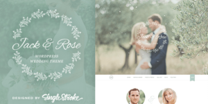 Jack & Rose - A Whimsical WordPress Wedding Theme