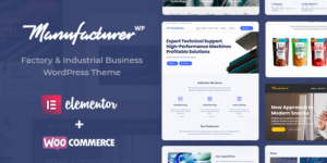 Manufacturer - Factory and Industrial WordPress Theme