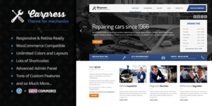 CarPress - WordPress Theme For Mechanic Workshops