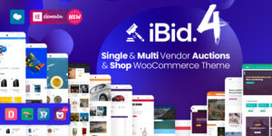 iBid - Multi Vendor Auctions WooCommerce Theme