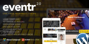 Eventr - One Page Event WordPress Theme
