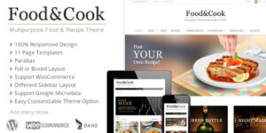 Food & Cook - Multipurpose Recipe WP Theme