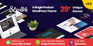 Strollik - Single Product WooCommerce WordPress Theme