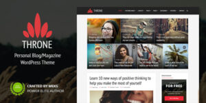 Throne - Personal Blog WordPress Theme