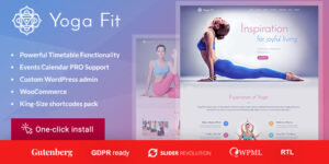 Yoga Fit - Sports & Fitness WordPress Theme