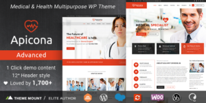 Apicona - Health & Medical WordPress Theme