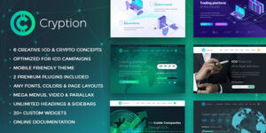 Cryption - ICO, Cryptocurrency & Blockchain WordPress Theme