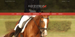 Equestrian - Horses and Stables WordPress Theme