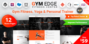 Gym Edge - Fitness WordPress Theme