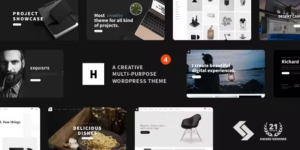 Heli - Minimal Creative Black and White WordPress Theme