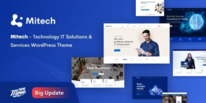Mitech - Technology IT Solutions & Services WordPress Theme