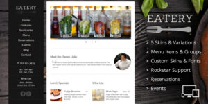 Eatery - Responsive Restaurant WordPress Theme