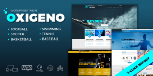 Oxigeno – Sports Club & Team WordPress Theme