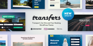 Transfers - Transport and Car Hire WordPress Theme