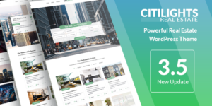CitiLights - Real Estate WordPress Theme