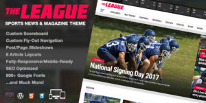 The League - Sports News & Magazine WordPress Theme