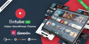 BeTube - Video WordPress Theme