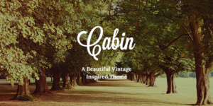 Cabin - Beautiful Vintage Theme