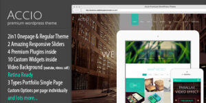 Accio | Responsive Onepage Parallax Agency WordPress Theme