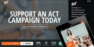 Act - Nonprofit Charity Theme