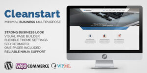 Corporate Business WordPress Theme - Cleanstart