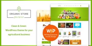 Organic Store | Eco Products Shop WordPress Theme + RTL