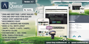 Quasar - WordPress Theme with Animation Builder