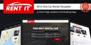 Rentit - Multipurpose Vehicle Car Rental WordPress Theme