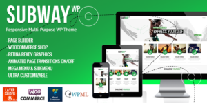 Subway - Responsive Multi-Purpose WordPress Theme