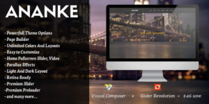Ananke - One Page Parallax WordPress Theme
