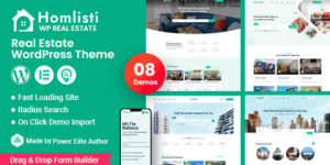 Homlisti – Real Estate WordPress Theme + RTL