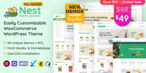 Nest - Grocery Store WooCommerce WordPress Theme
