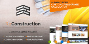 ReConstruction - Contractor & Building WordPress Theme