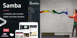 Samba - Colored WordPress Theme