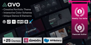 Avo - Creative Portfolio & Agency WordPress Theme