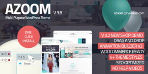 Azoom | Multi-Purpose Theme with Animation Builder