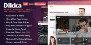 Dikka - Responsive Multi-Concept WordPress Theme