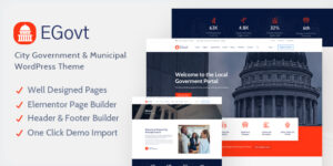 EGovt - City Government WordPress Theme